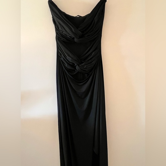 NBD Charlotte Strapless Gown in Black, size XS - Picture 5 of 9